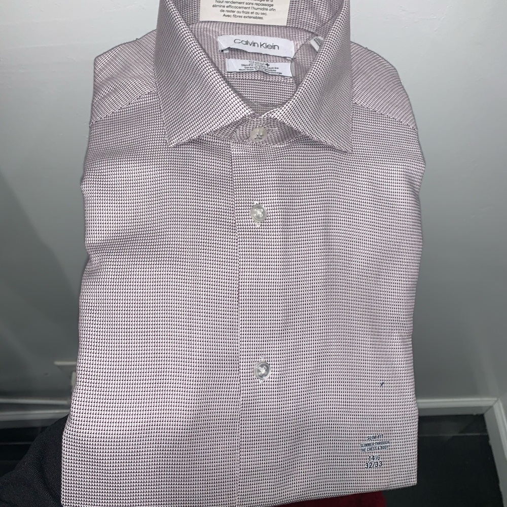 Calvin Klein male button up shirt 14 1/2 32/33